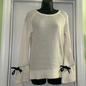 Loft beautiful Cream Long Sleeve Sweater